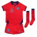 Billiga England Jude Bellingham #22 Barnkläder Borta fotbollskläder till baby VM 2022 Kortärmad (+ Korta byxor)